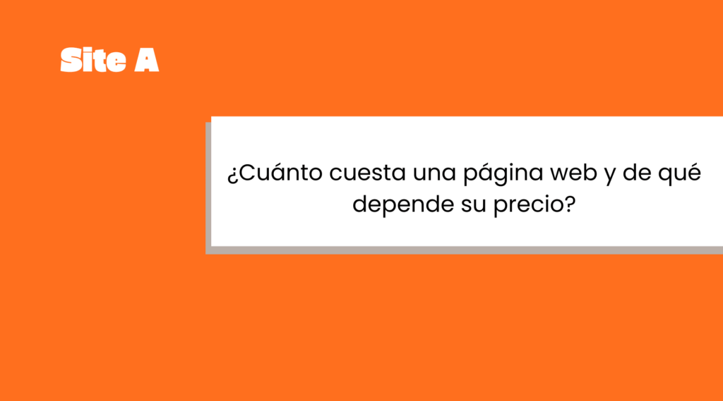 Cuánto cuesta una web